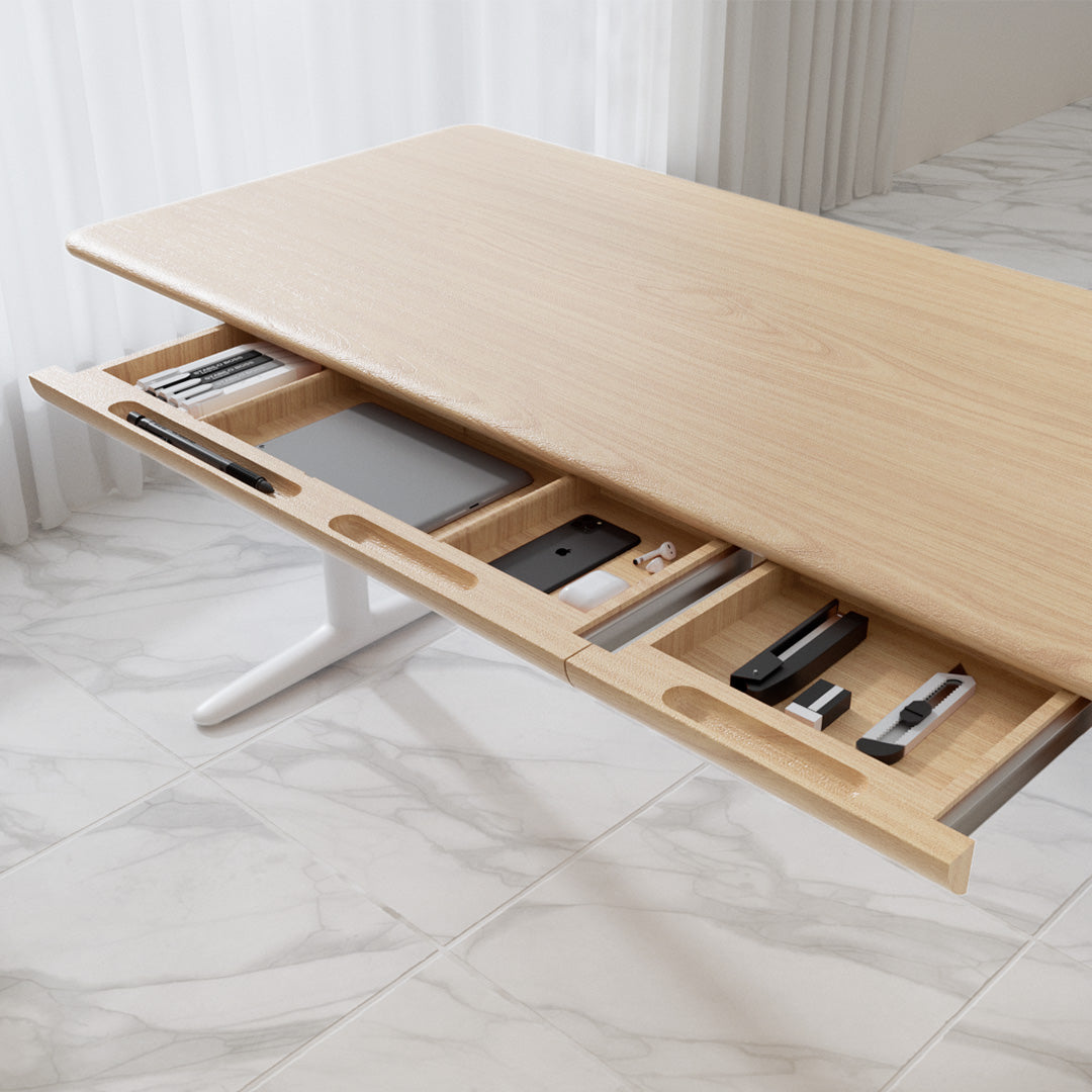 Atom Pro Ash Home Office Electronic Standing Desk