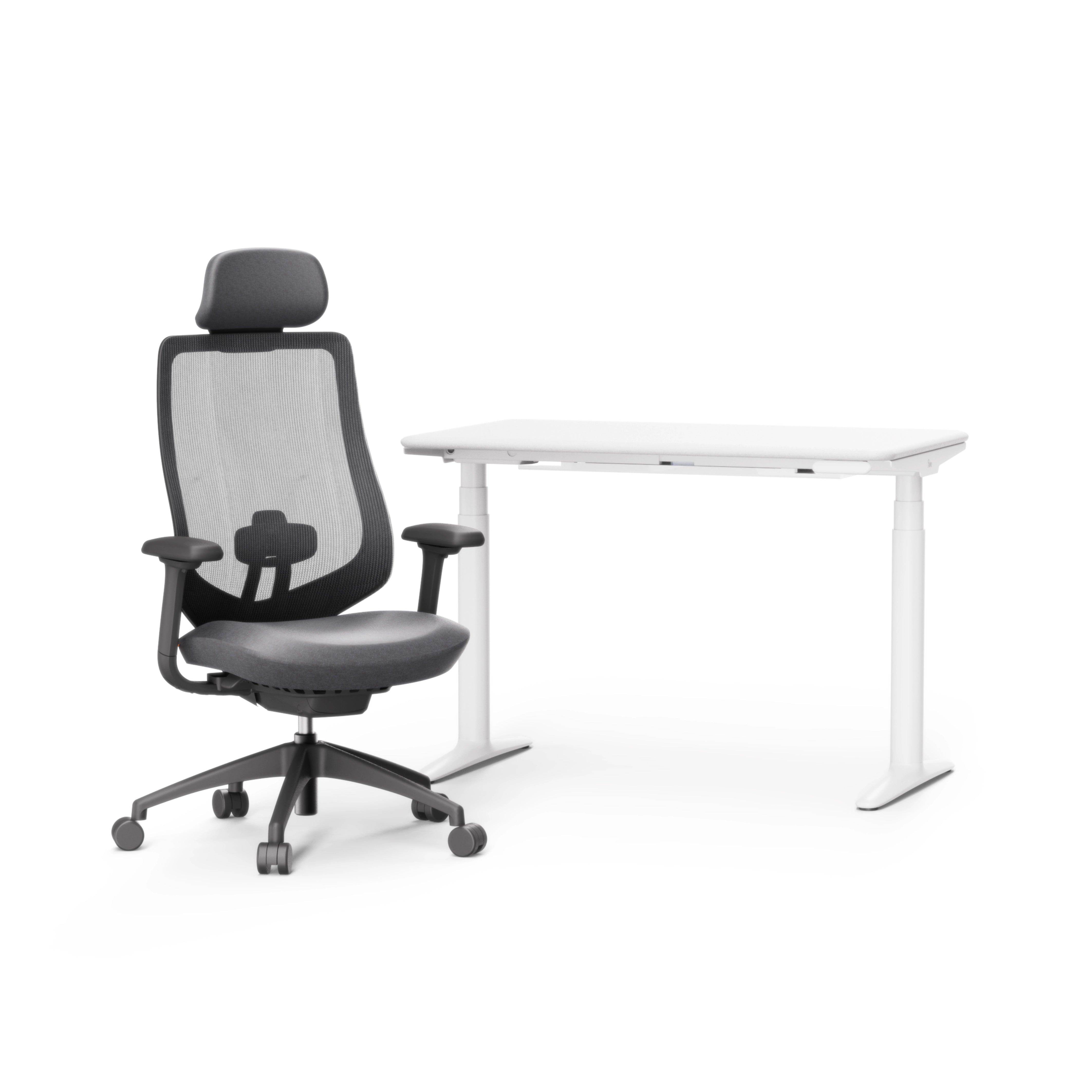 Atom Electric Standing Desk And Newton Ergonomic Chair
