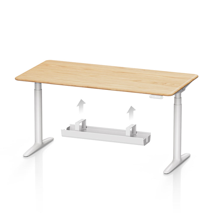 Atom Pro Ash Hardwood Home Office Stand Up Desk