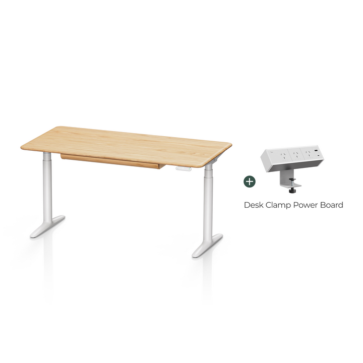 Atom Pro Ash Solid Wood Home Office Stand Up Desk