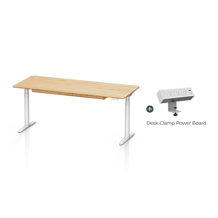 Atom Pro Ash Solid Wood Home Office Stand Up Desk
