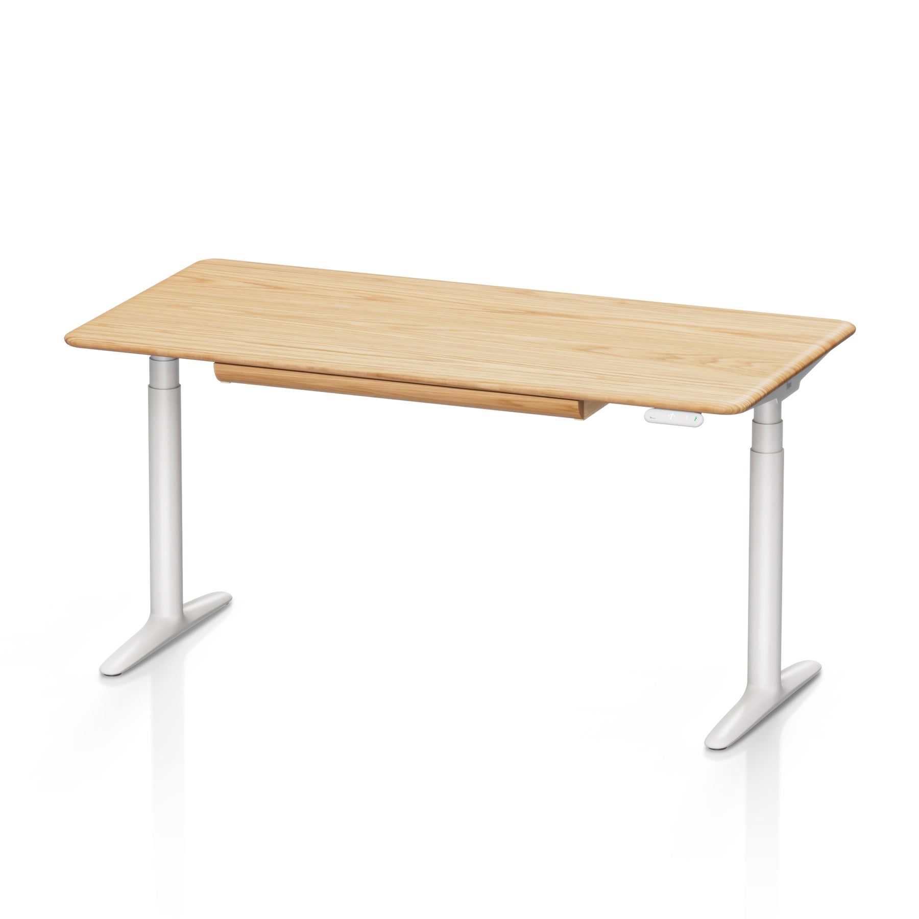 Atom Pro Ash Solid Wood Home Office Stand Up Desk
