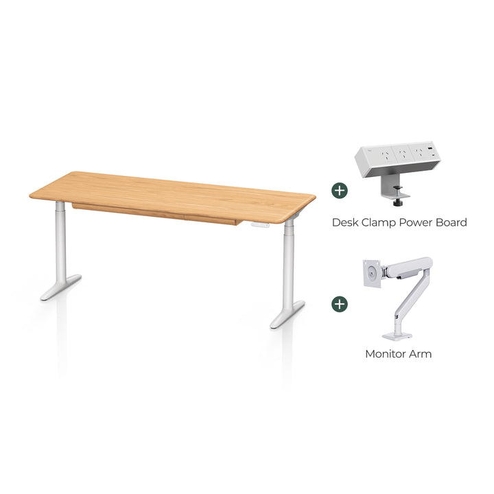 Atom Pro Complete Ergonomic Standing Desk Setup
