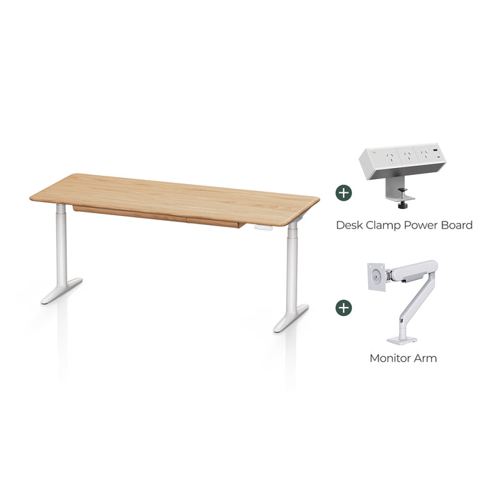 Atom Pro Complete Ergonomic Standing Desk Setup