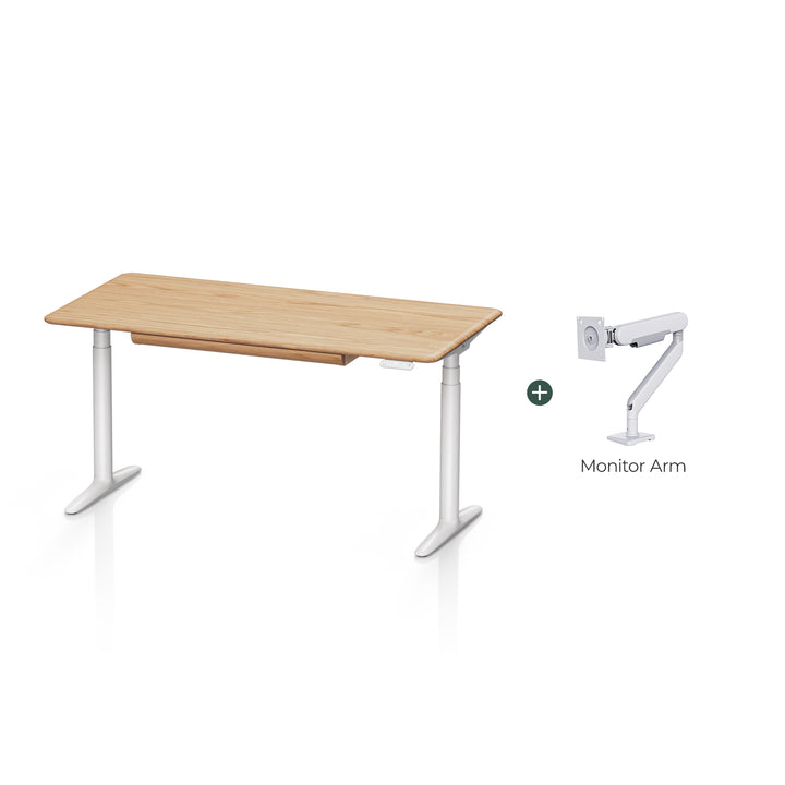 Atom Pro Complete Ergonomic Standing Desk Setup