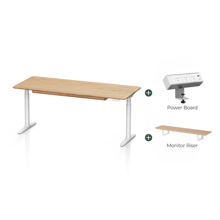 Atom Pro Complete Ergonomic Standing Desk Setup