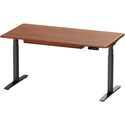 Pesk Pro Hardwood Home Office Electric Standing Desk
