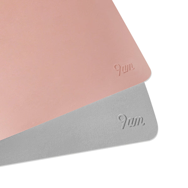 Sakura Pink + Silver Gray