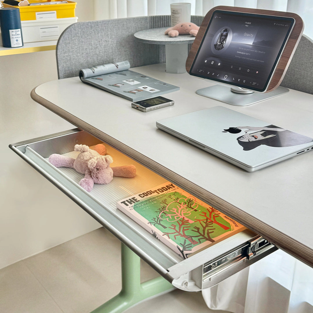 Dora Pro Electric Standing Desk with Integrated Storage Drawer