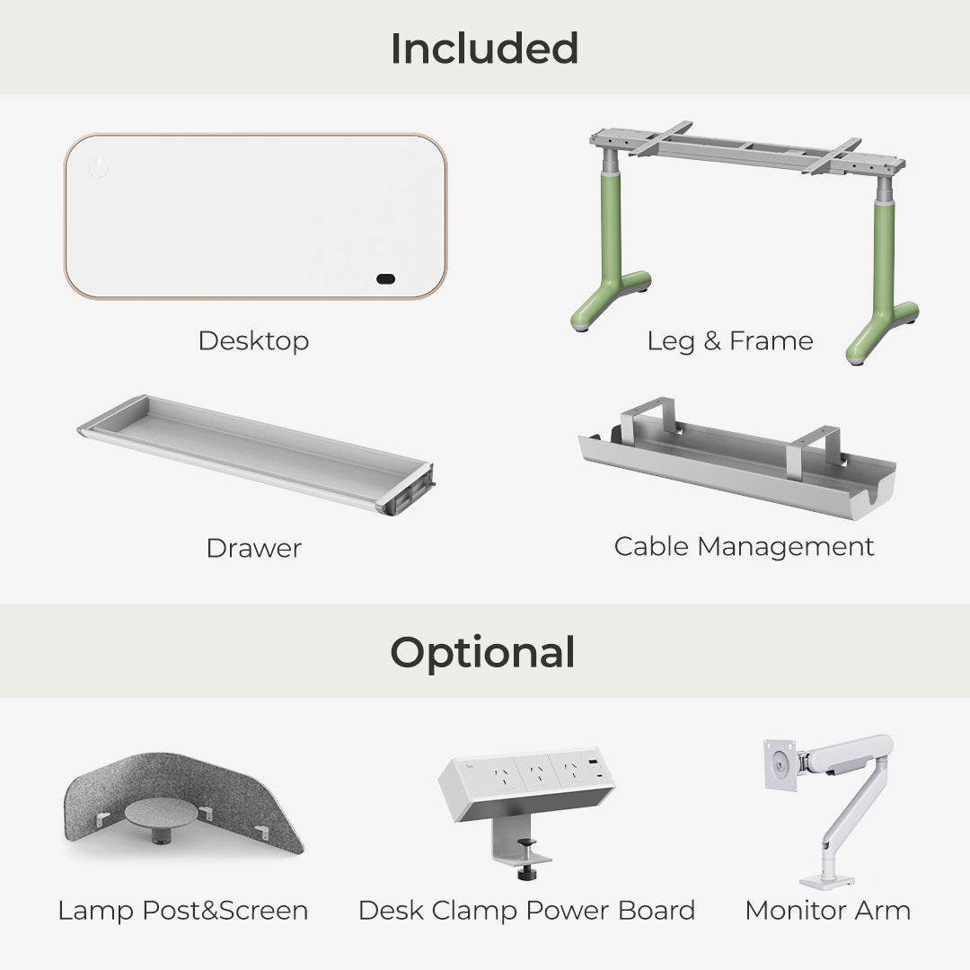 Dora Pro Solid Wood Smart Electric Standing Desk