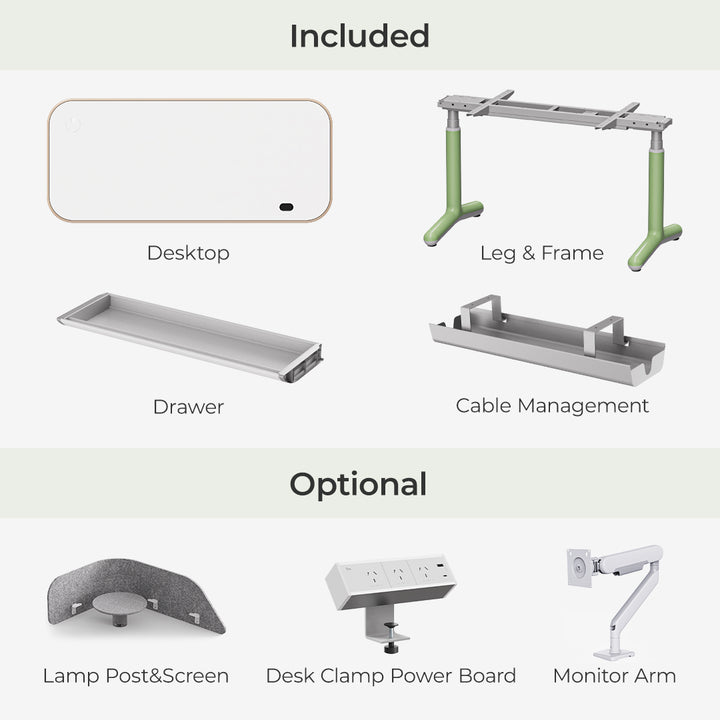 Dora Pro Solid Wood Smart Electric Standing Desk