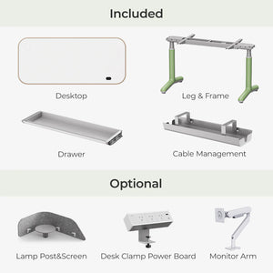 The table consists of components.