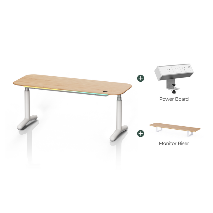 Dora Pro Complete Ergonomic Standing Desk Setup