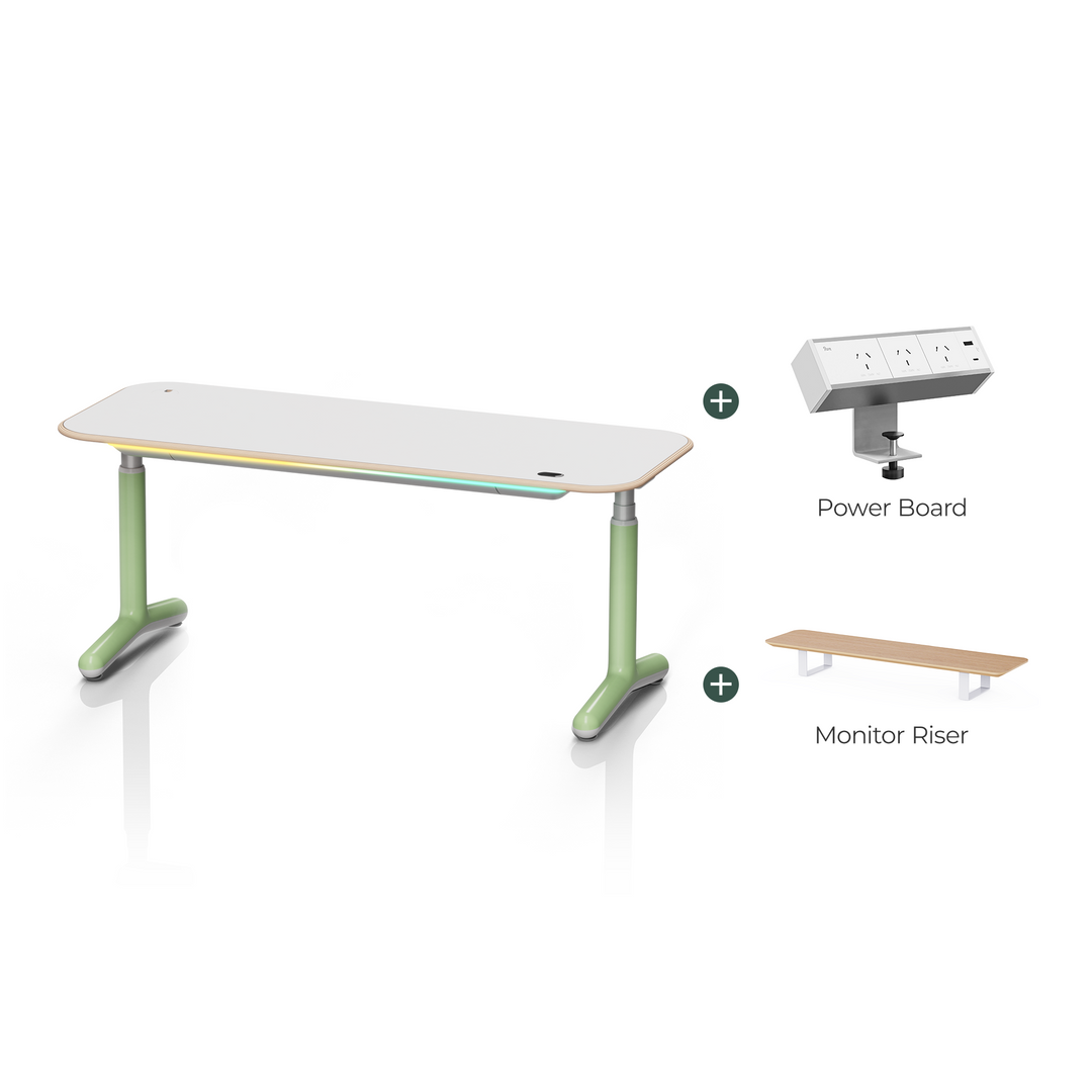 Dora Pro Complete Ergonomic Standing Desk Setup
