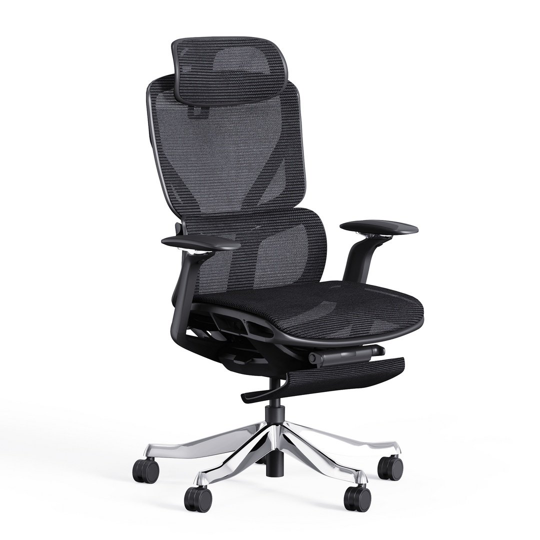 Galileo Work From Home Footrest Ergonomic Gaming Chair