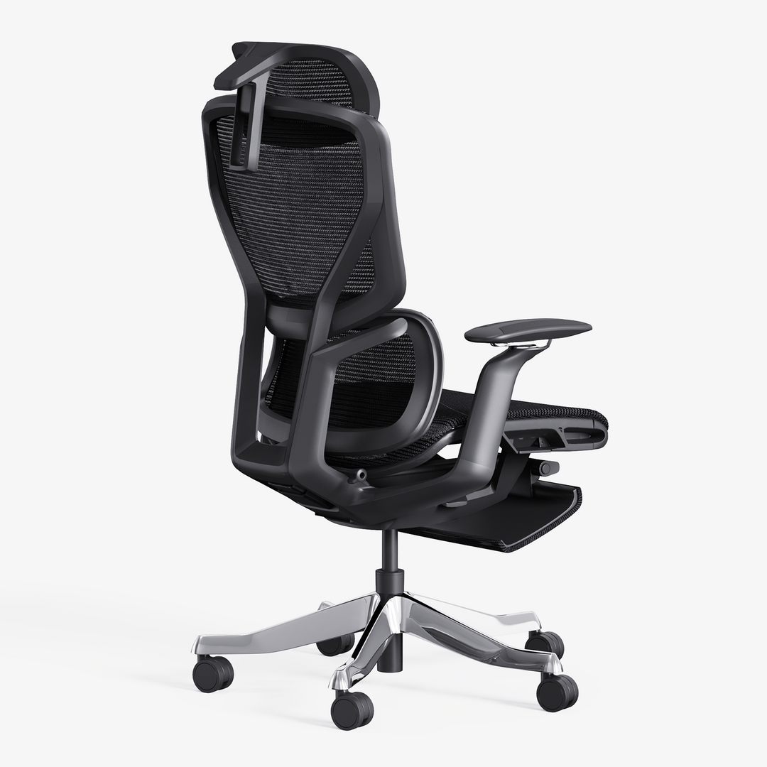 Galileo Work From Home Footrest Ergonomic Gaming Chair