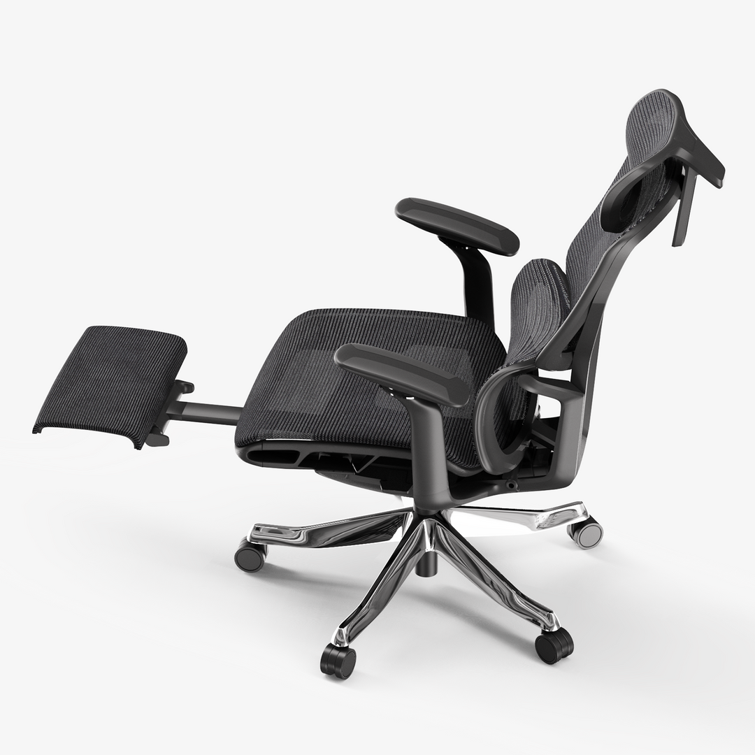 Galileo Work From Home Footrest Ergonomic Gaming Chair