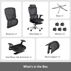 Galileo Work From Home Footrest Ergonomic Gaming Chair