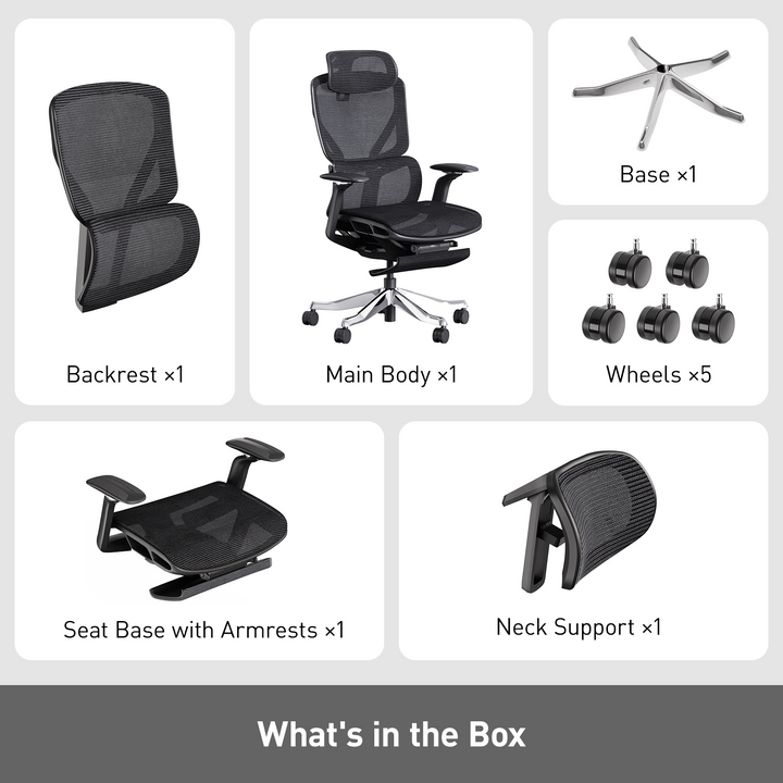 Galileo Work From Home Footrest Ergonomic Gaming Chair