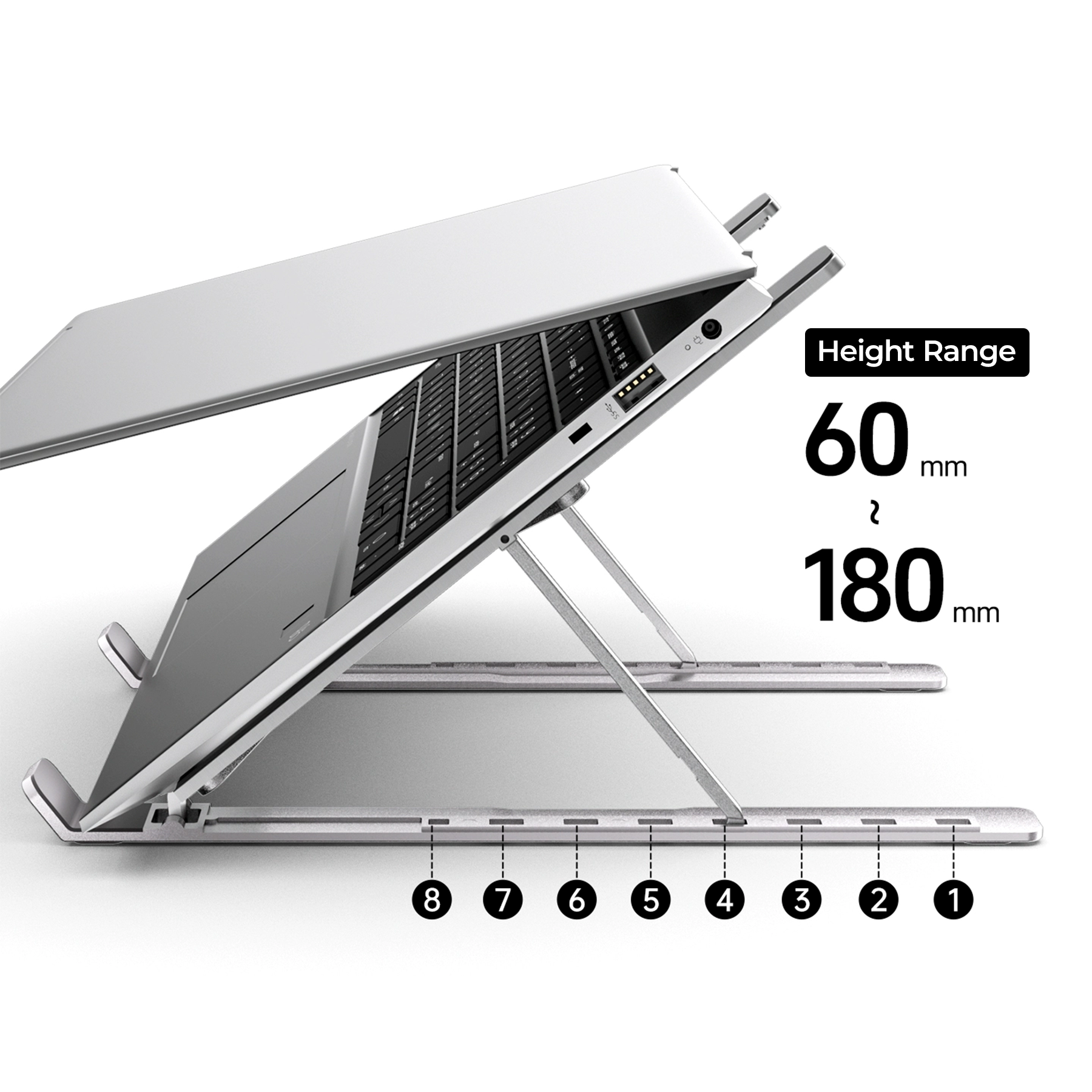 Foldable Portable Aluminium Laptop Stand Travel Holder