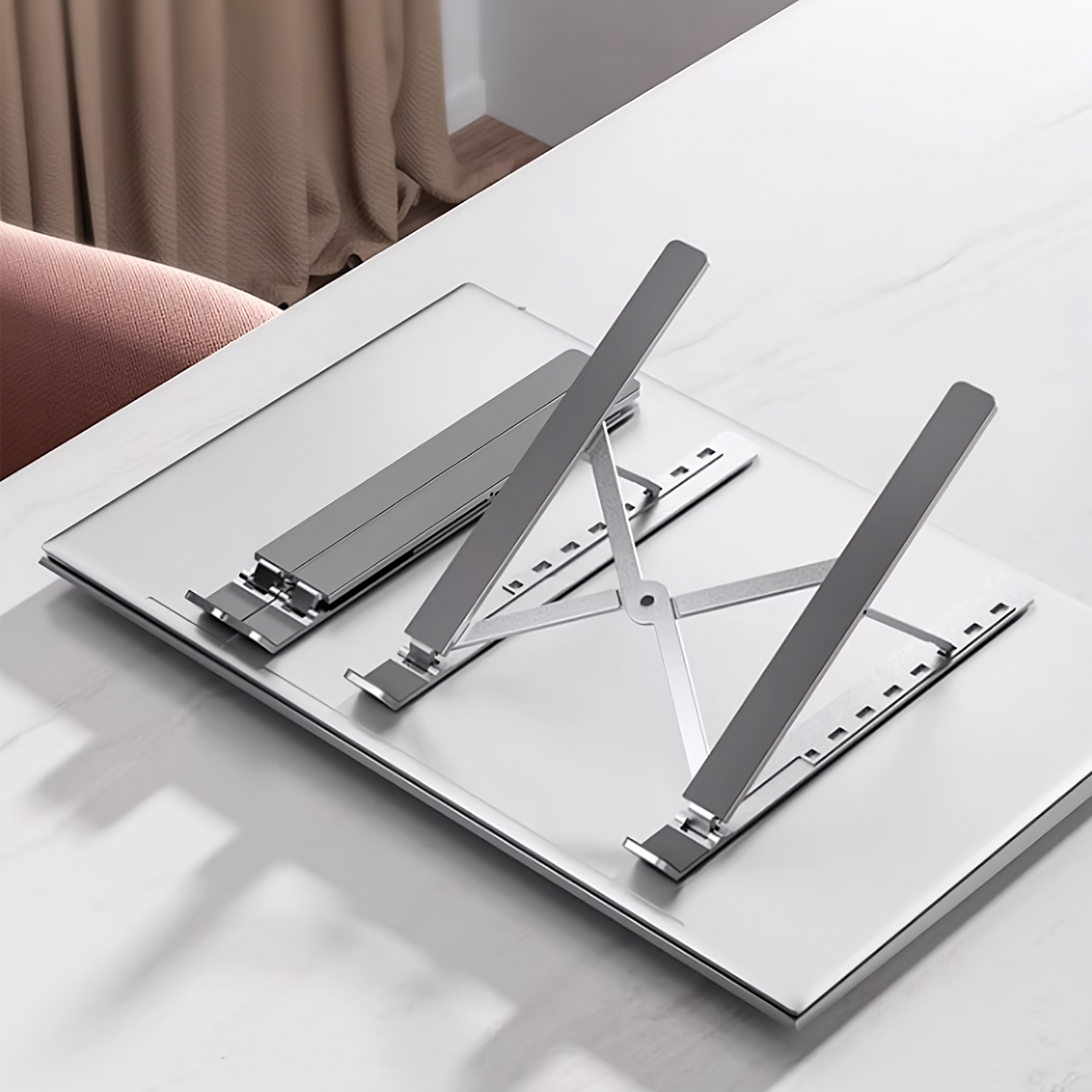 Foldable Portable Aluminium Laptop Stand Travel Holder