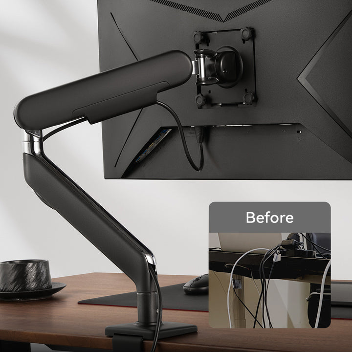 Single PC Monitor Arm Computer Screen Desktop Mount
