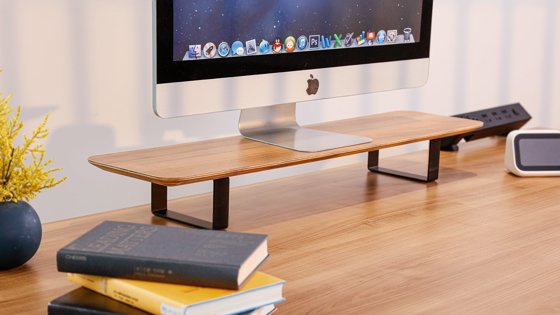 Multifunctional Office Desk Storage Rack Monitor Riser