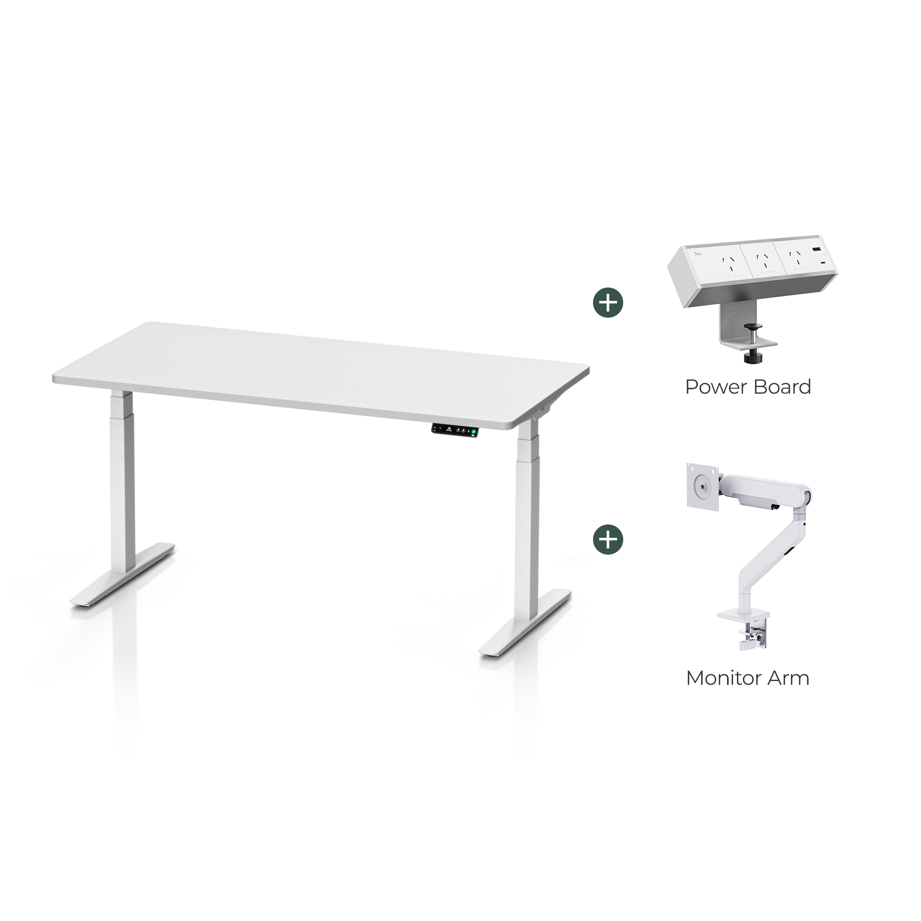 Pesk Complete Ergonomic Standing Desk Setup