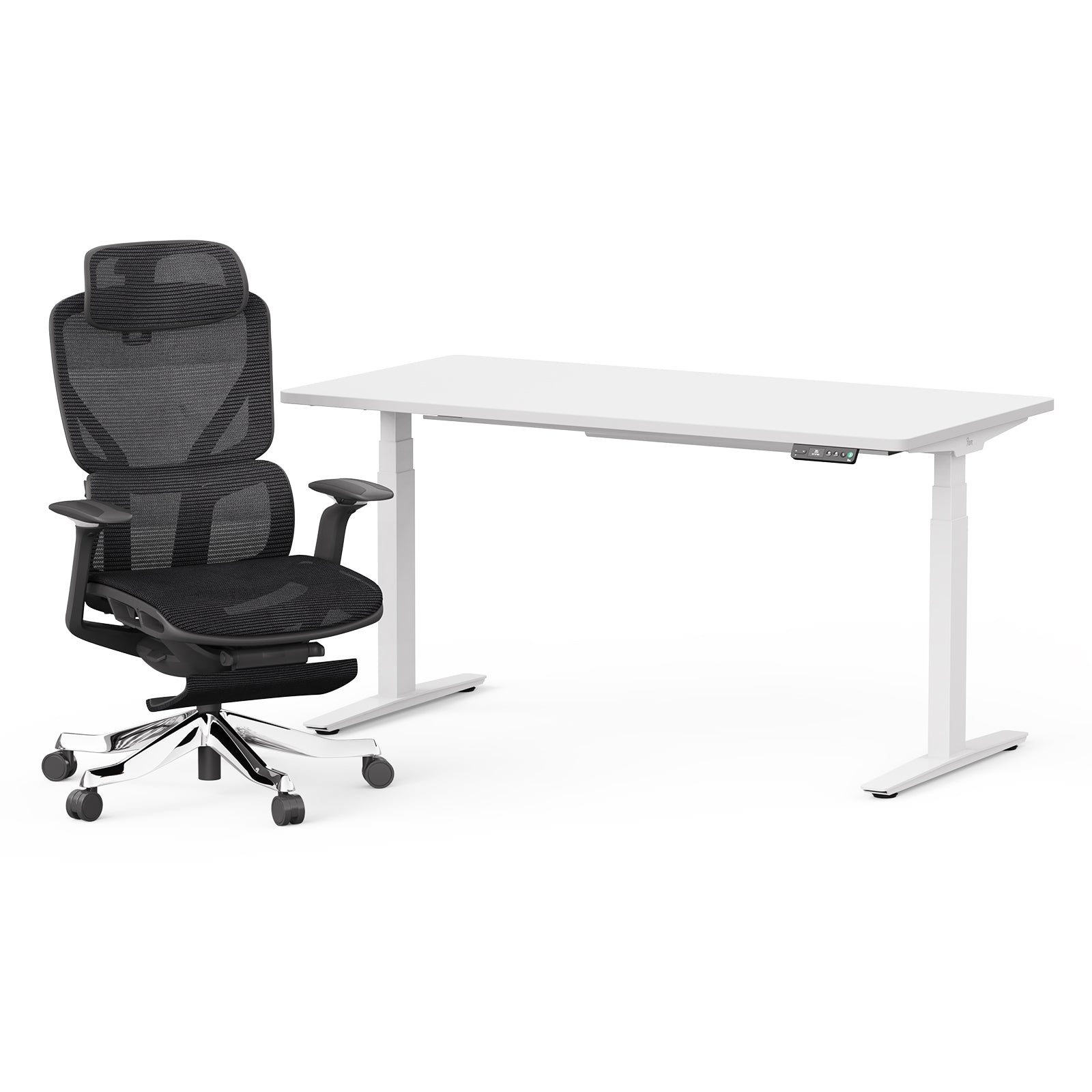 Classic Pesk Standing Desk and Galileo Chair Set