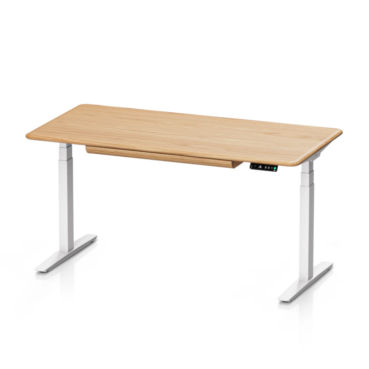 Pesk Pro Hardwood Home Office Electric Standing Desk