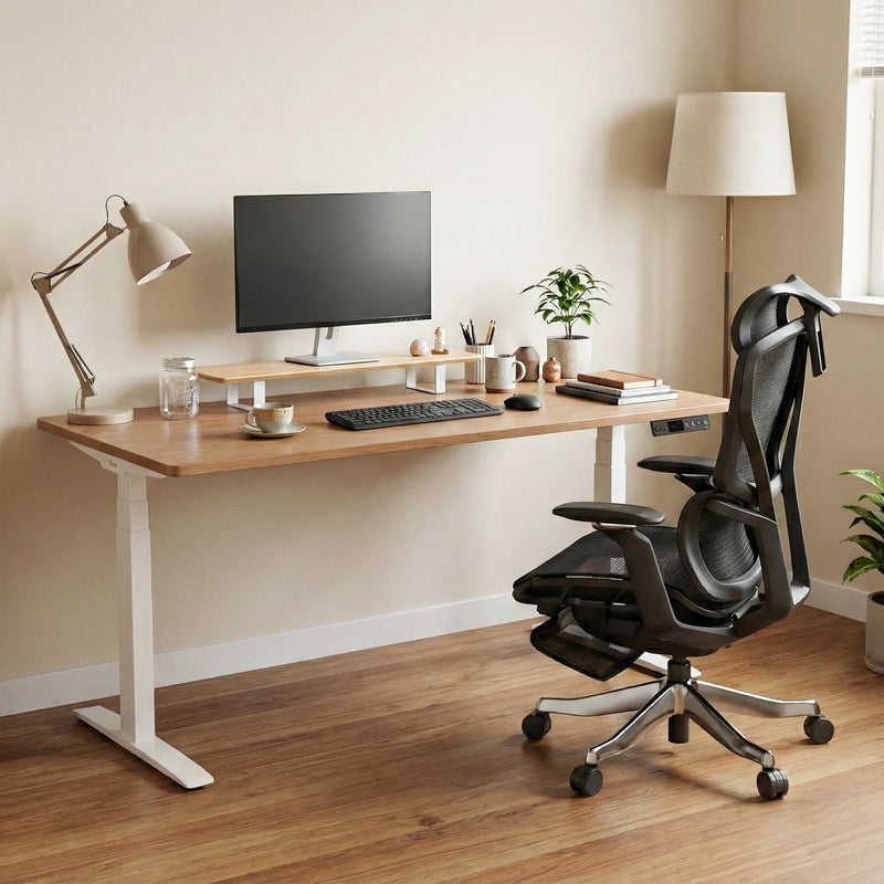 Pesk Desk + Galileo Ergonomic Chair