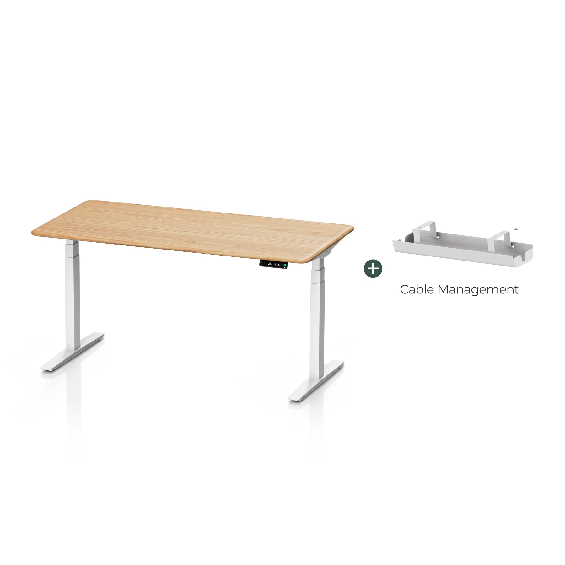 Pesk Pro Hardwood Home Office Electric Standing Desk