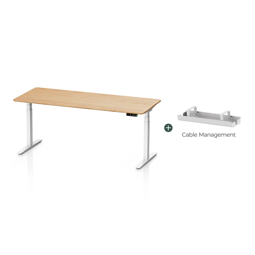 Pesk Pro Hardwood Home Office Electric Standing Desk