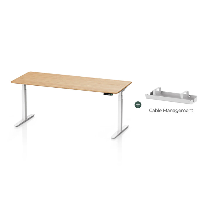 Pesk Pro Hardwood Home Office Electric Standing Desk