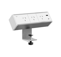 Desk Clamp Power Board Strip 3 GPO 1 USB A 1 Type C