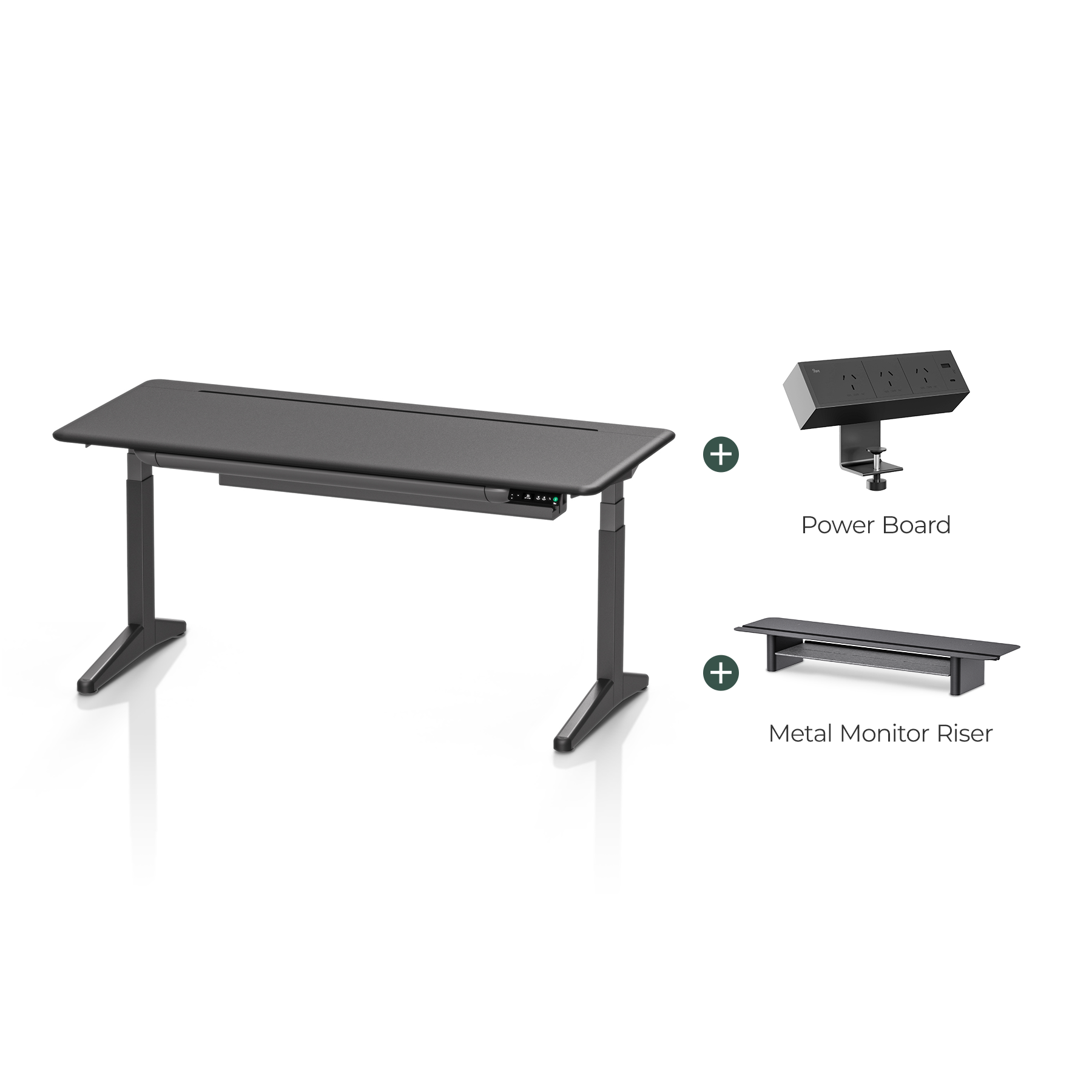 Raven Complete Ergonomic Standing Desk Setup