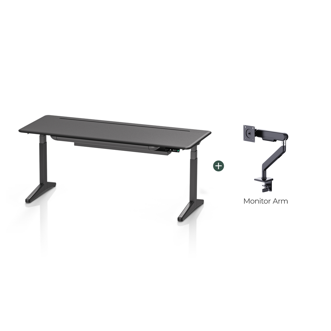 Raven Complete Ergonomic Standing Desk Setup