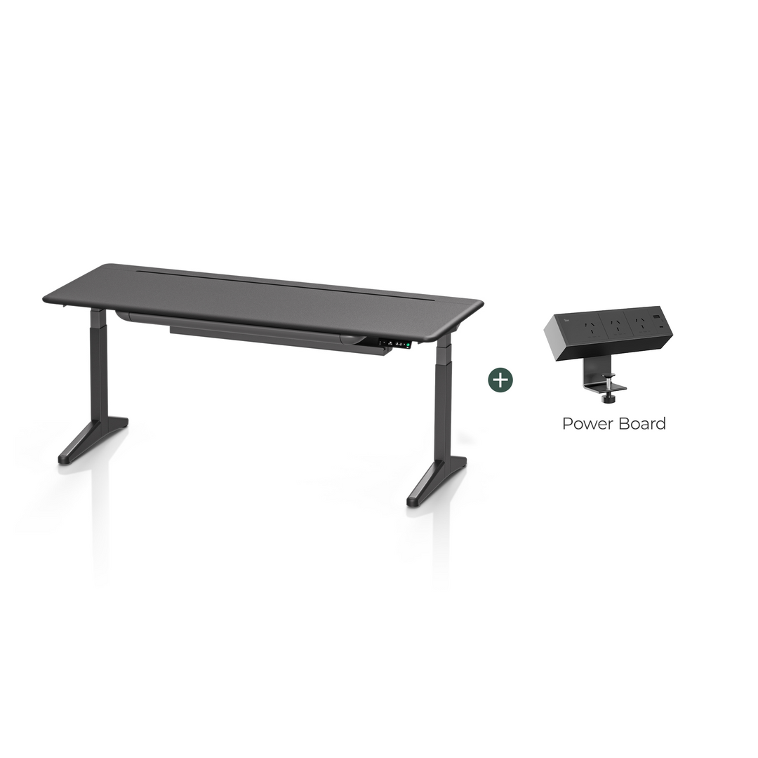 Raven Complete Ergonomic Standing Desk Setup