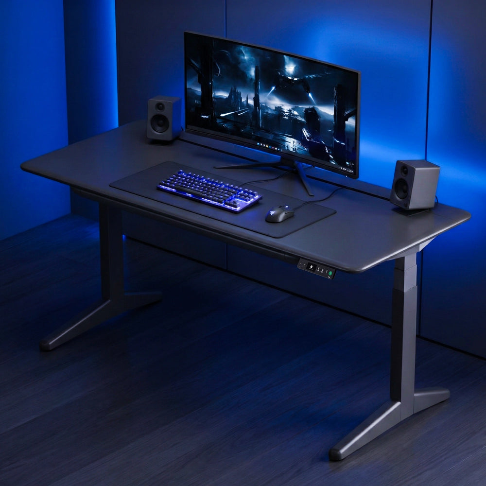 Raven Modular Dual Motor Electric Standing Desk Setup