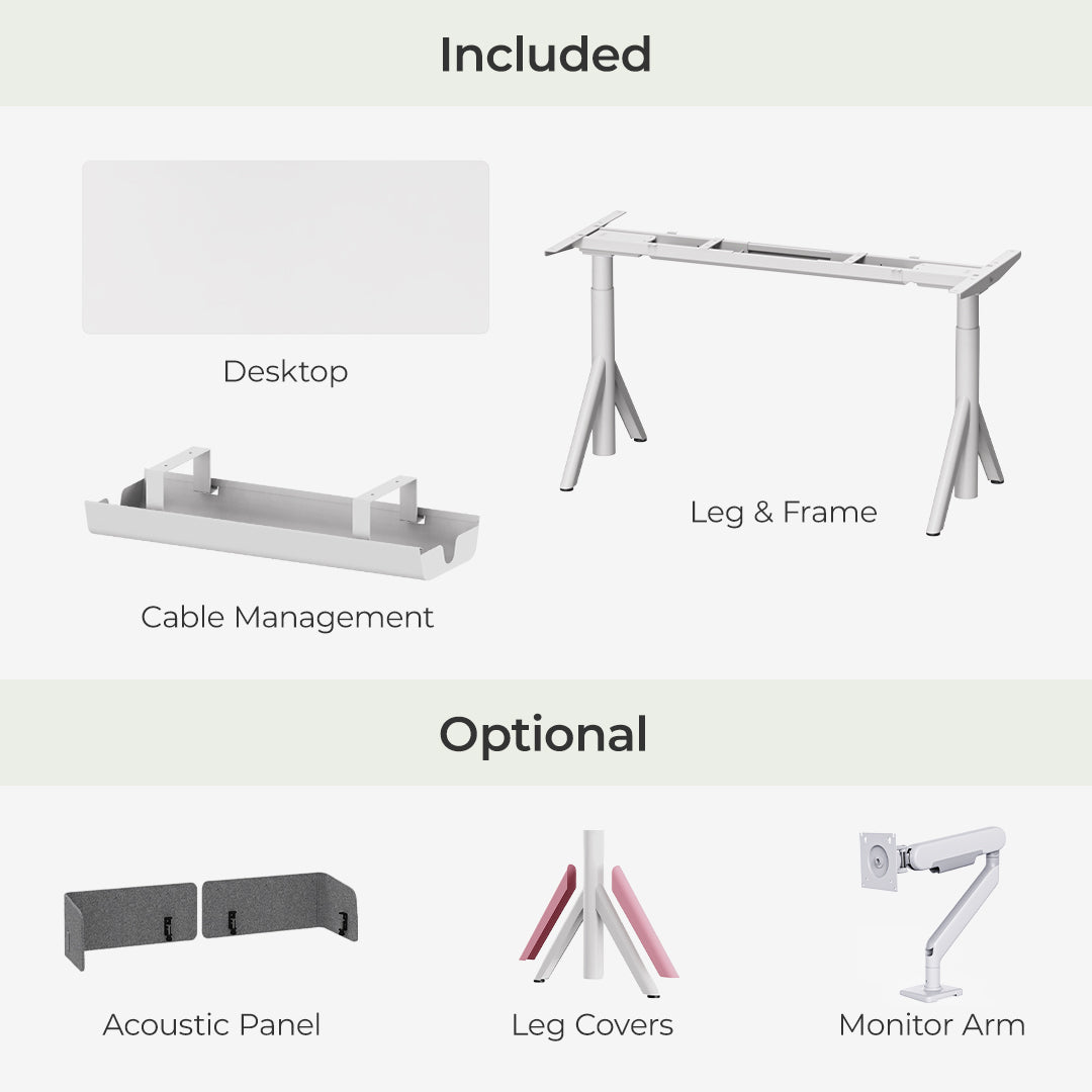 Robin Melamine Dual Motors Home Office Sit Stand Desk