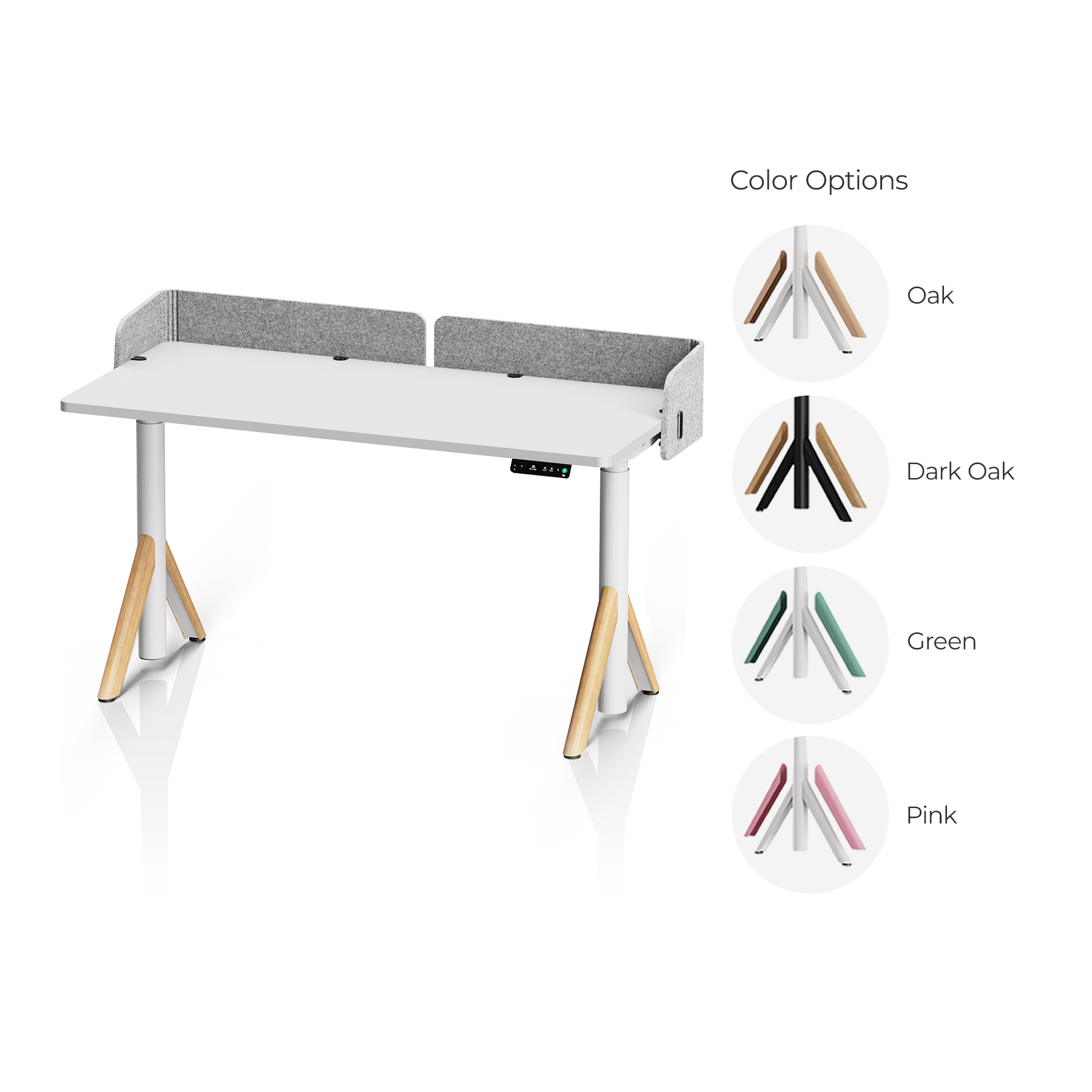 Robin Melamine Dual Motors Home Office Sit Stand Desk