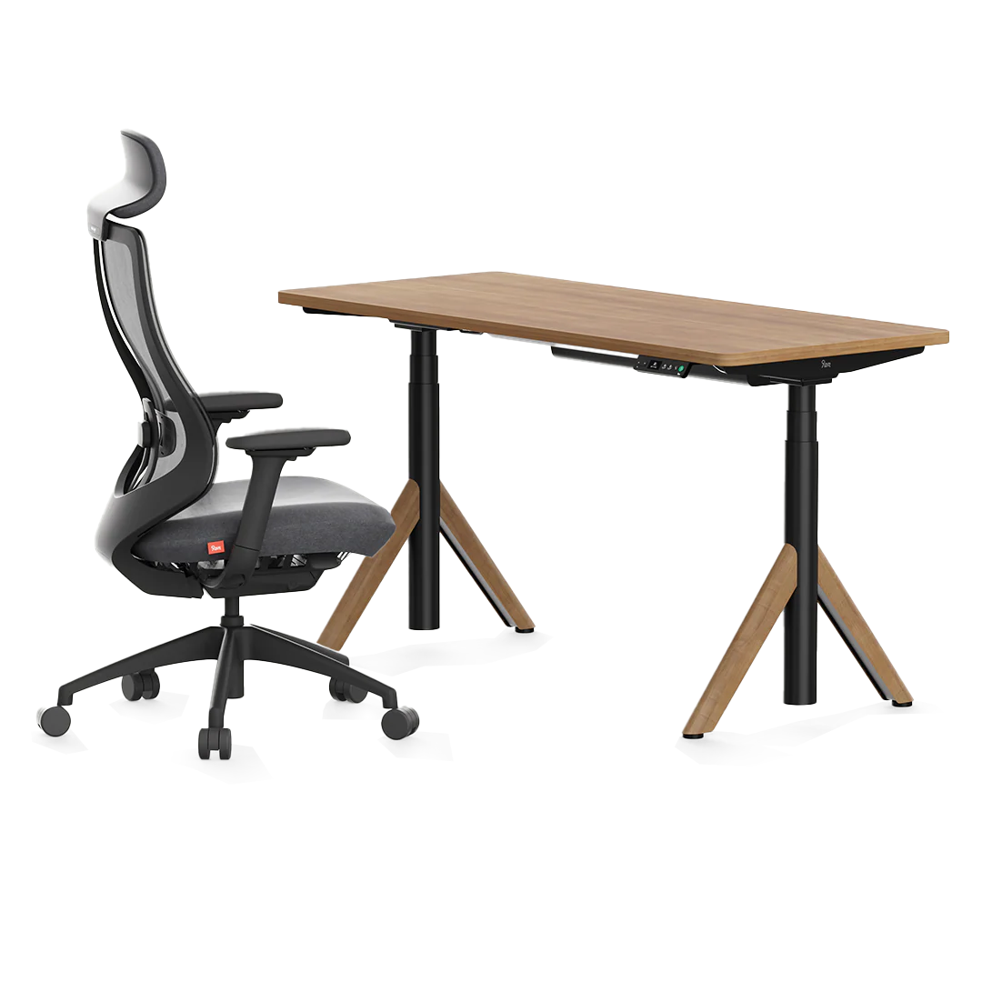 Robin Pro Standing Desk and Ergonomic Chair Set