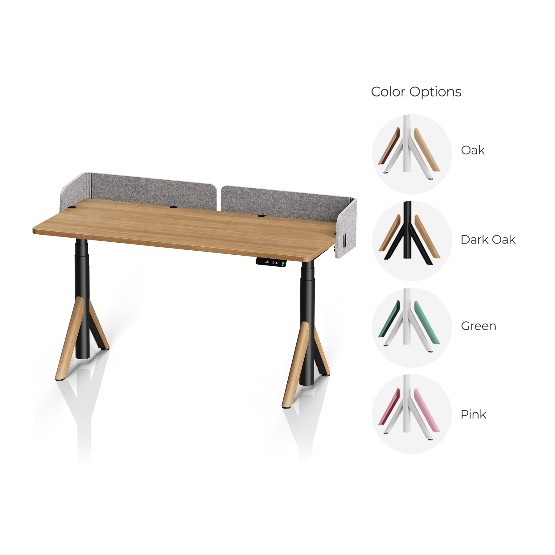 Robin Pro Dual Motors Melamine Top Home Sit Stand Desk