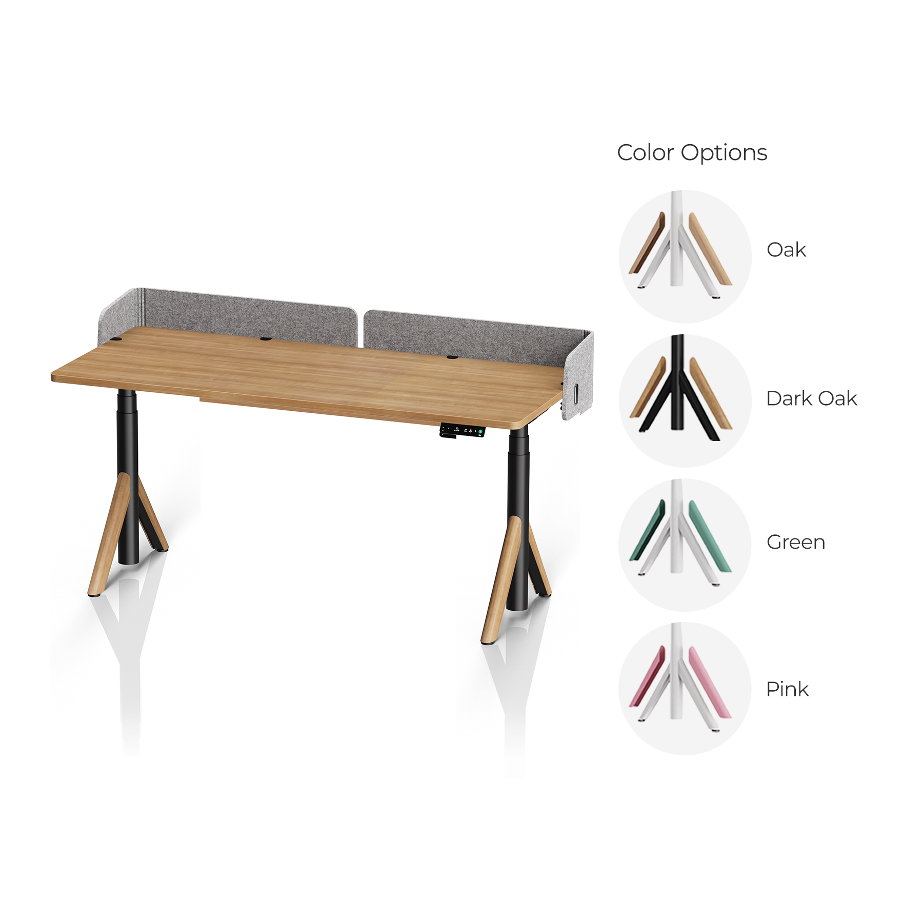 Robin Pro Dual Motors Melamine Top Home Sit Stand Desk
