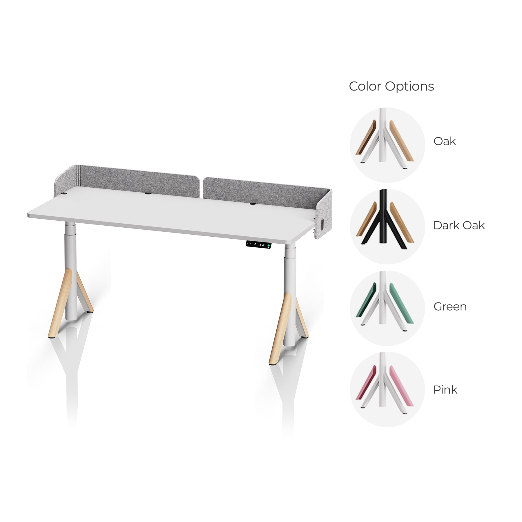 Robin Pro Dual Motors Melamine Top Home Sit Stand Desk