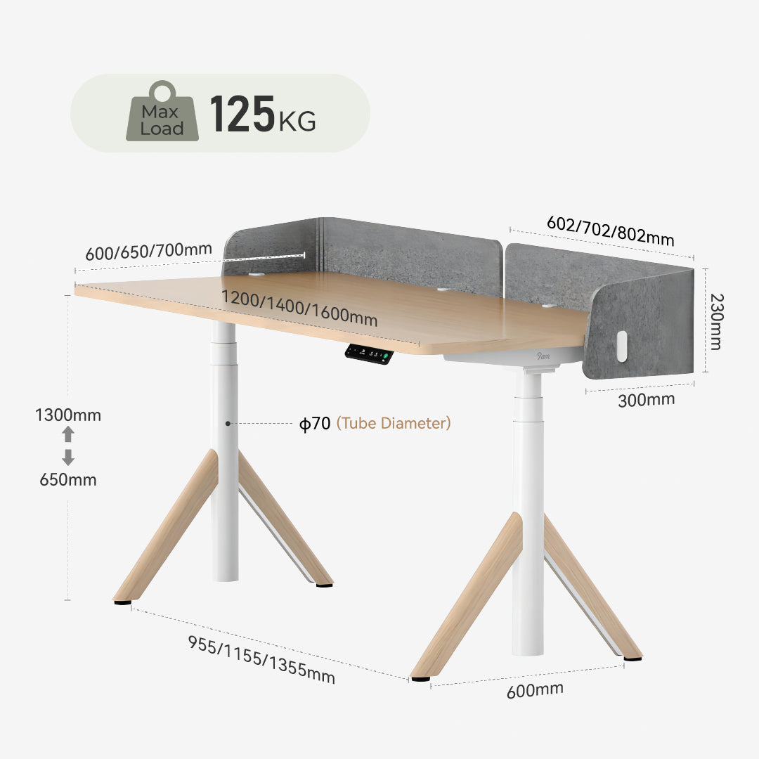 Robin Pro Dual Motors Melamine Top Home Sit Stand Desk