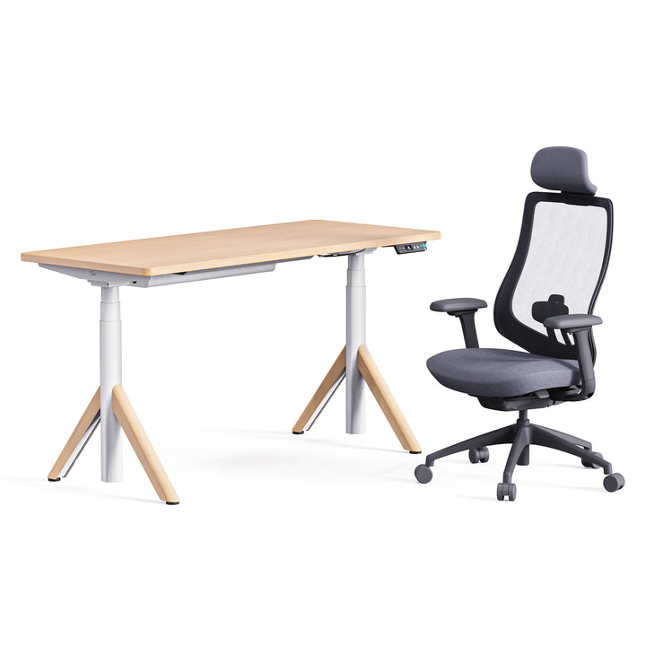 Robin Pro Standing Desk and Ergonomic Chair Set
