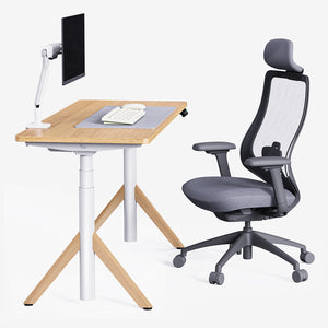 Robin Pro Standing Desk and Ergonomic Chair Set