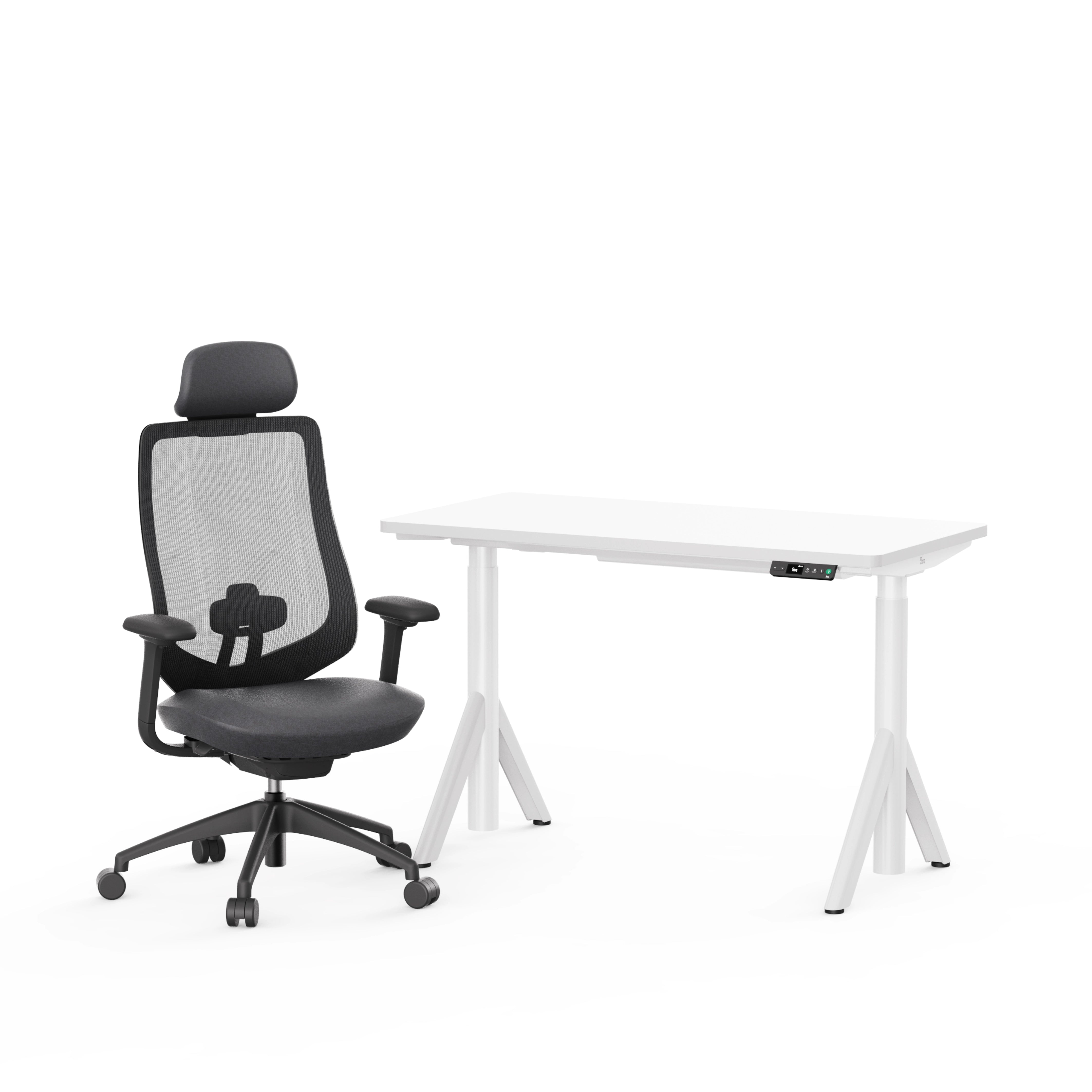 Robin Standing Desk And Newton Ergonomic Chair
