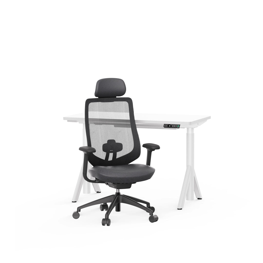 Robin Standing Desk And Newton Ergonomic Chair Bundle